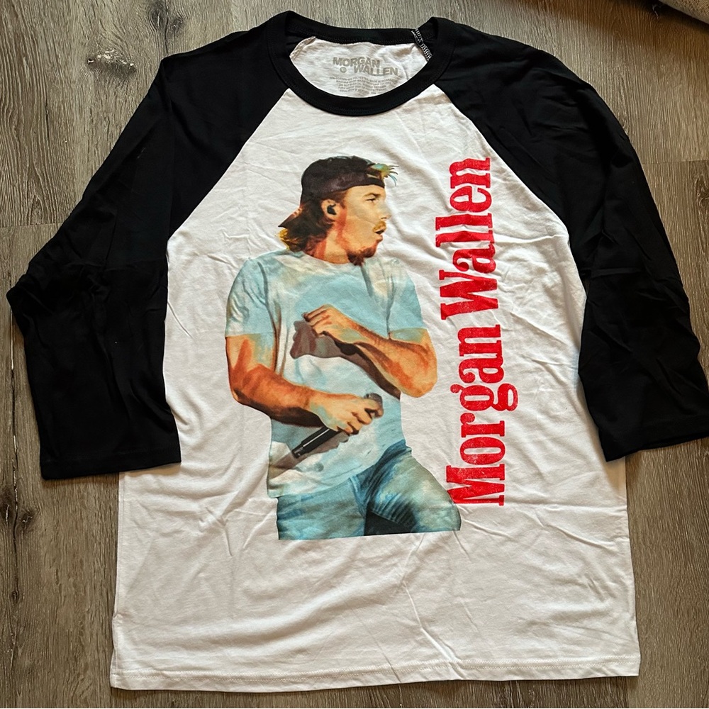 Morgan Wallen Black and White Graphic Women's Top